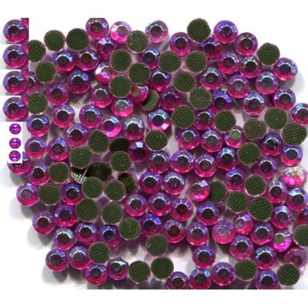 Rhinestones AB  IMPERIAL PINK ‎   2mm ss6 Hot Fix  iron on  2 Gross  288 Pieces